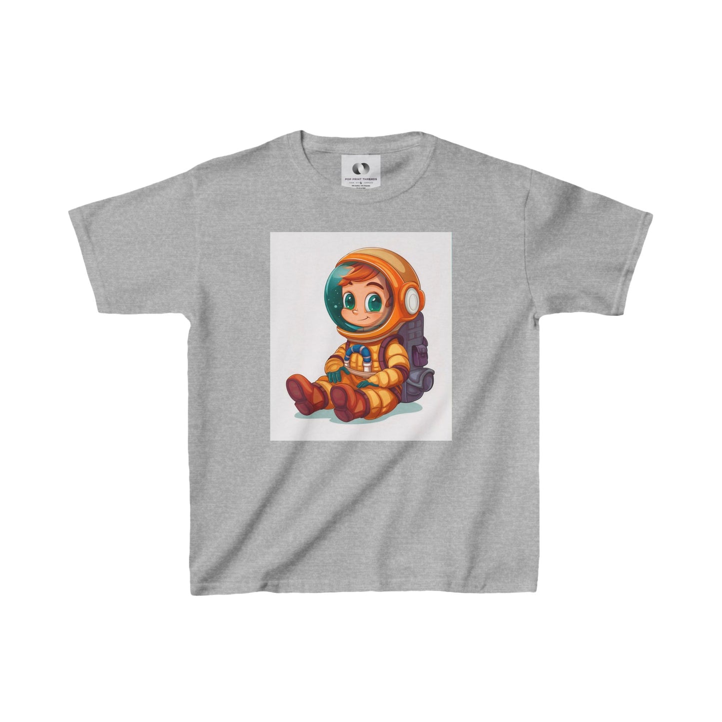 Astronaut Kids Heavy Cotton™ Tee - Fun Space Adventure Shirt for Young Explorers