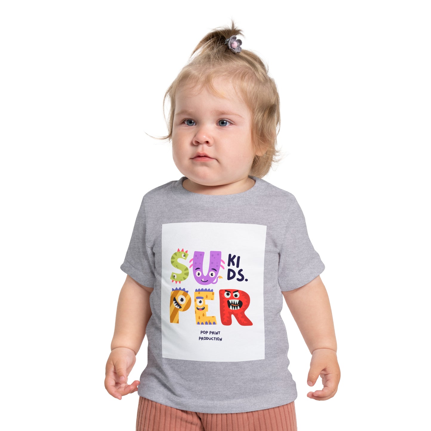 Super Kids Short Sleeve T-Shirt - Fun & Colorful Baby Tee