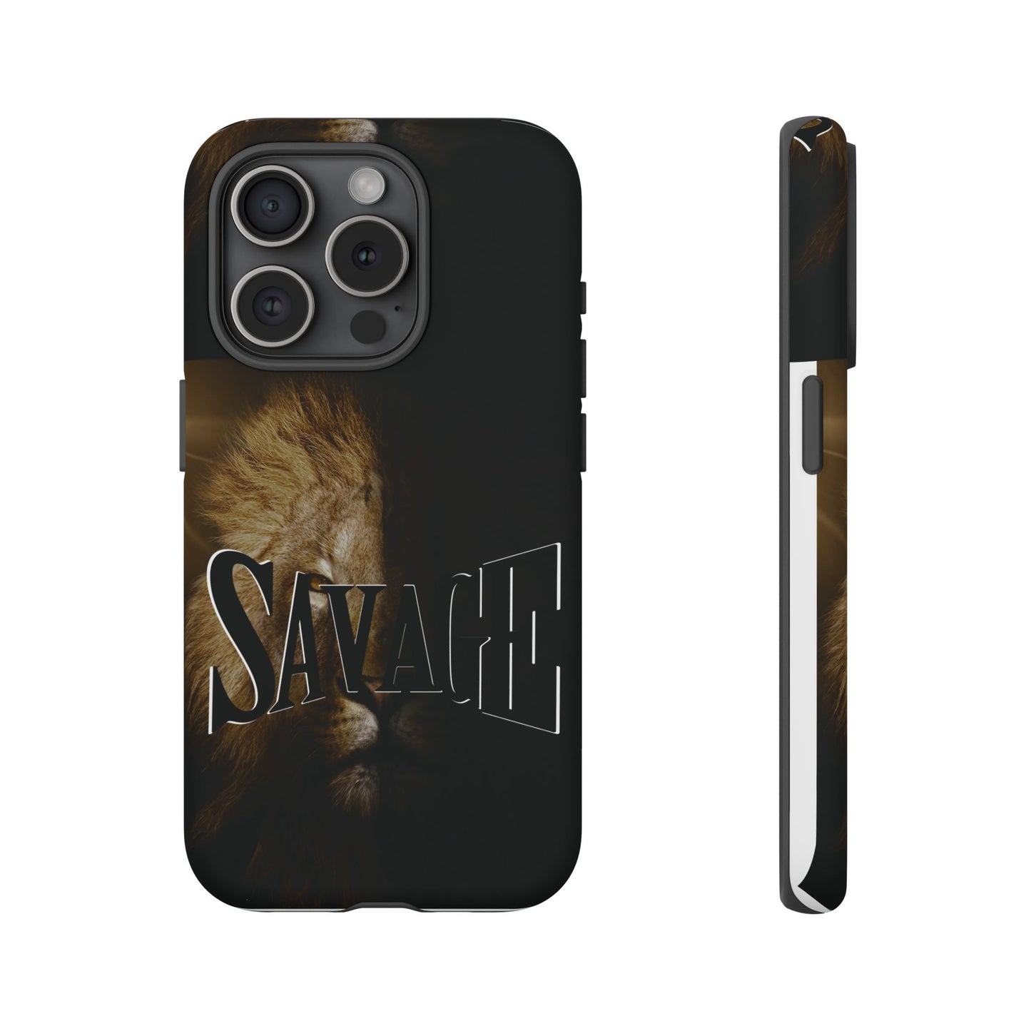 Savage Lion Phone Case - Tough & Stylish Protection