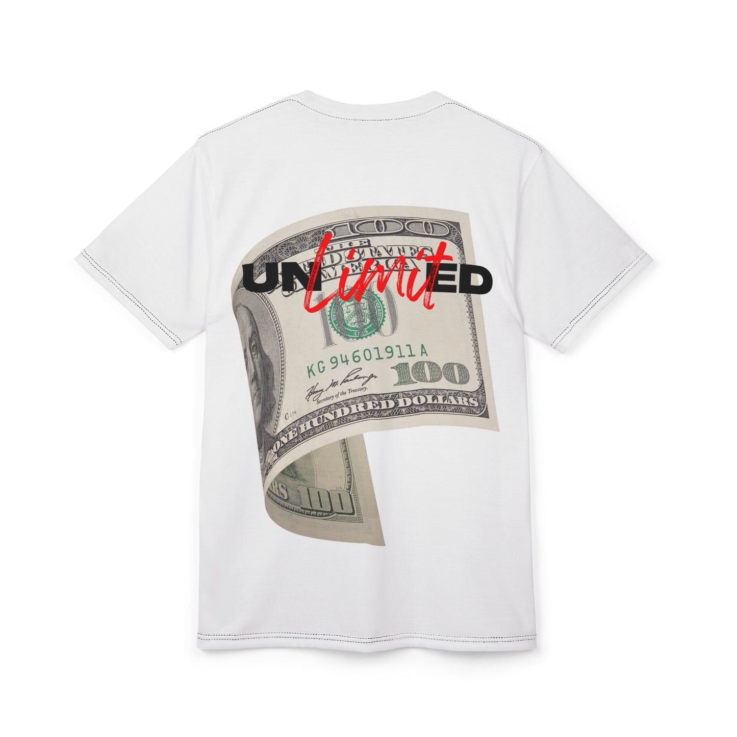 Unlimited Limit Unisex Cut & Sew Tee - Stylish Money Graphic T-Shirt for Trendsetters