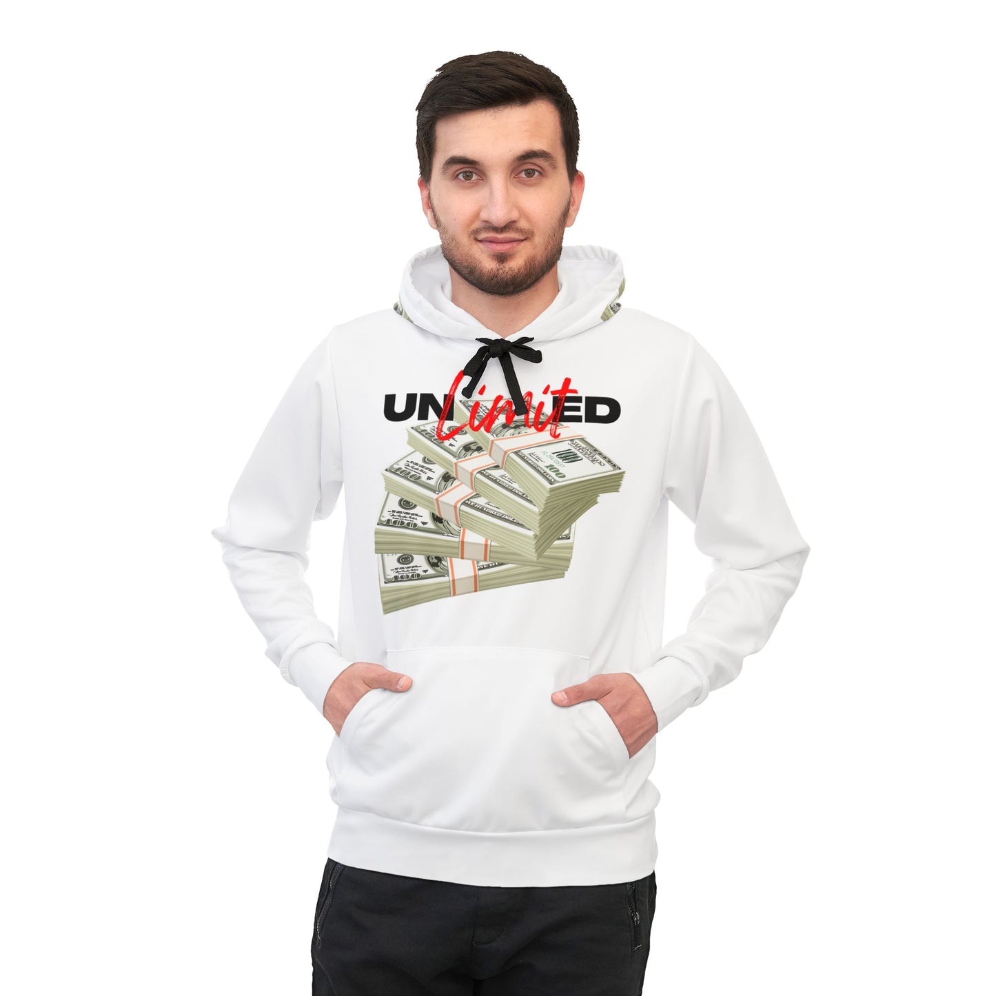 Unlimited Wealth Athletic Hoodie - Motivational Streetwear