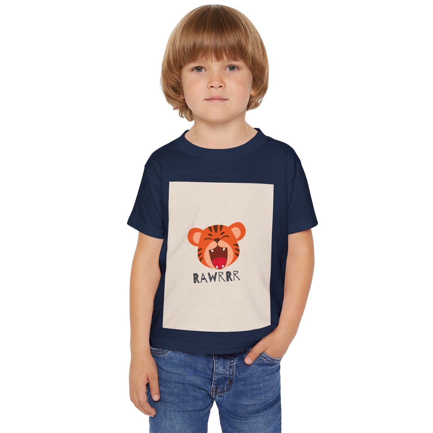 Cute Tiger RAWRRRR Toddler T-Shirt | Fun Kids Tee