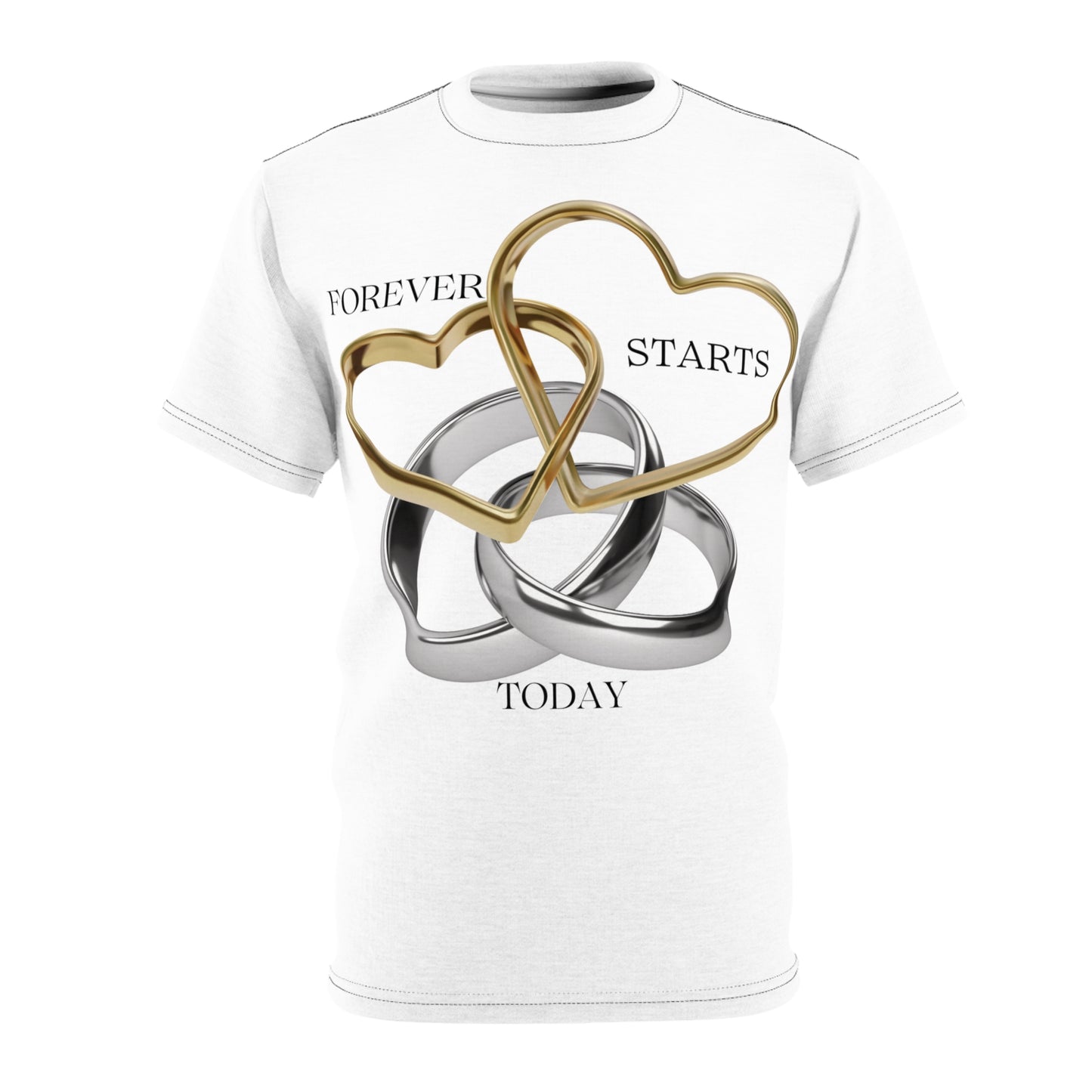 Forever Starts Today Unisex Cut & Sew Tee - Perfect Gift for Weddings and Anniversaries