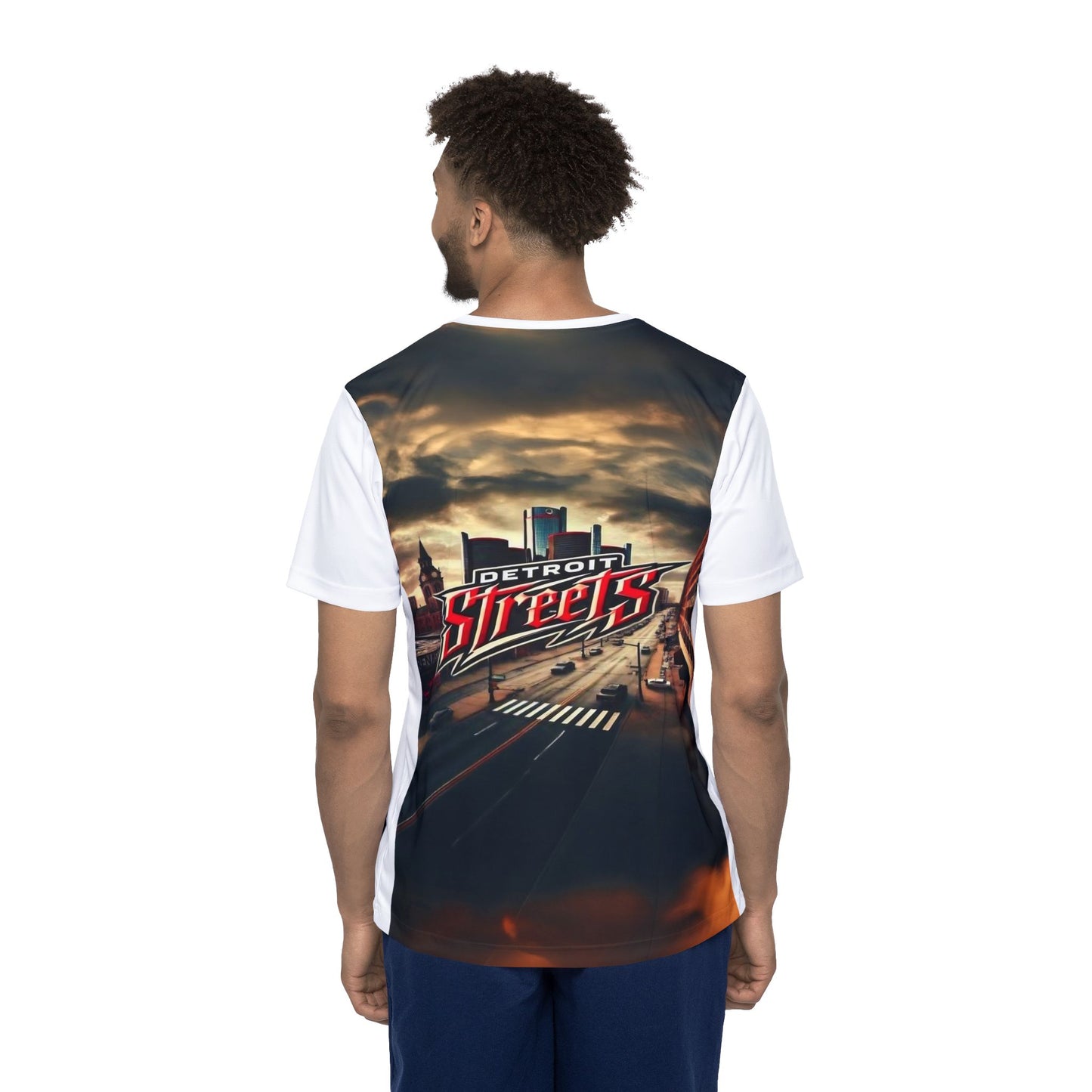 Detroit Streets Men's Sports Jersey - Urban Style Athletic Tee