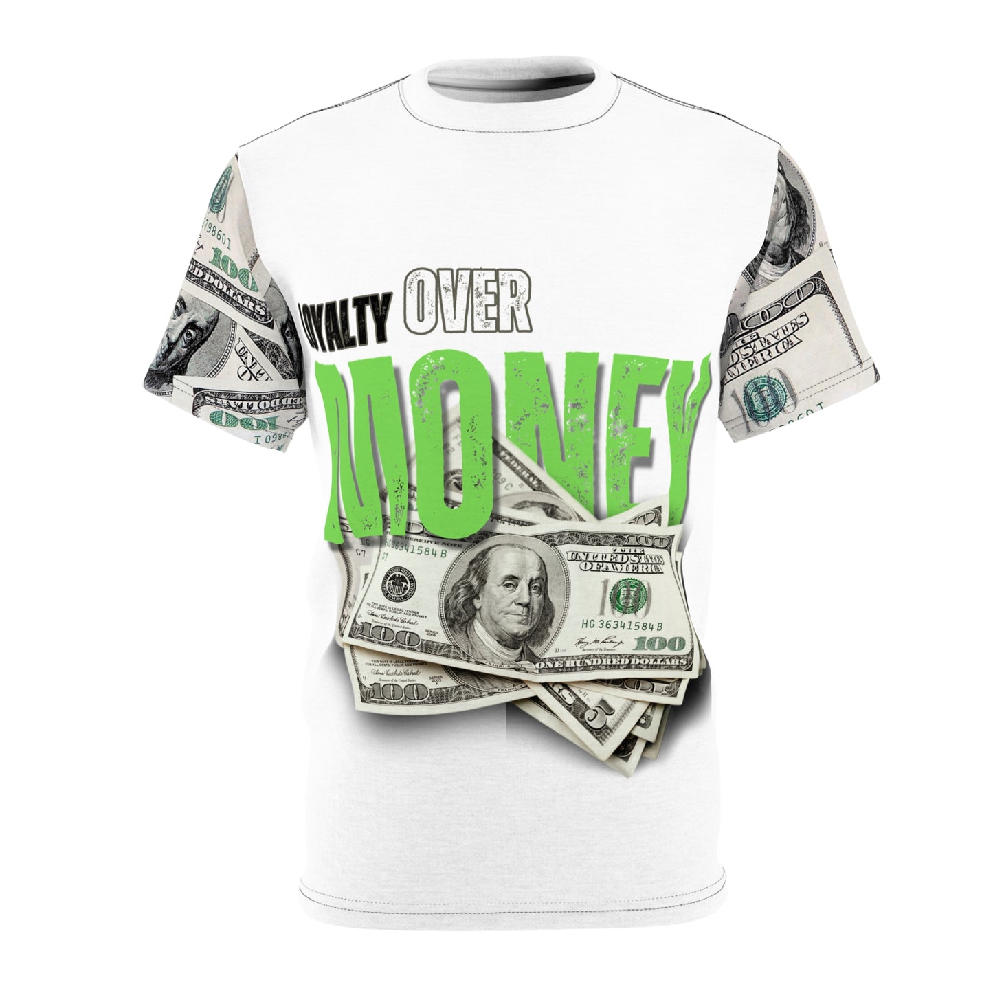 Loyalty Over Money Unisex Cut & Sew Tee - Statement T-Shirt for Confident Individuals