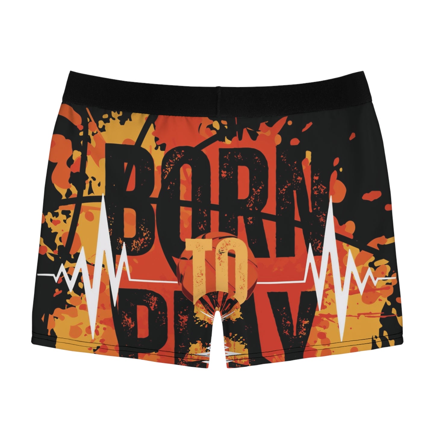 Born To Play Men's Boxer Briefs (AOP)