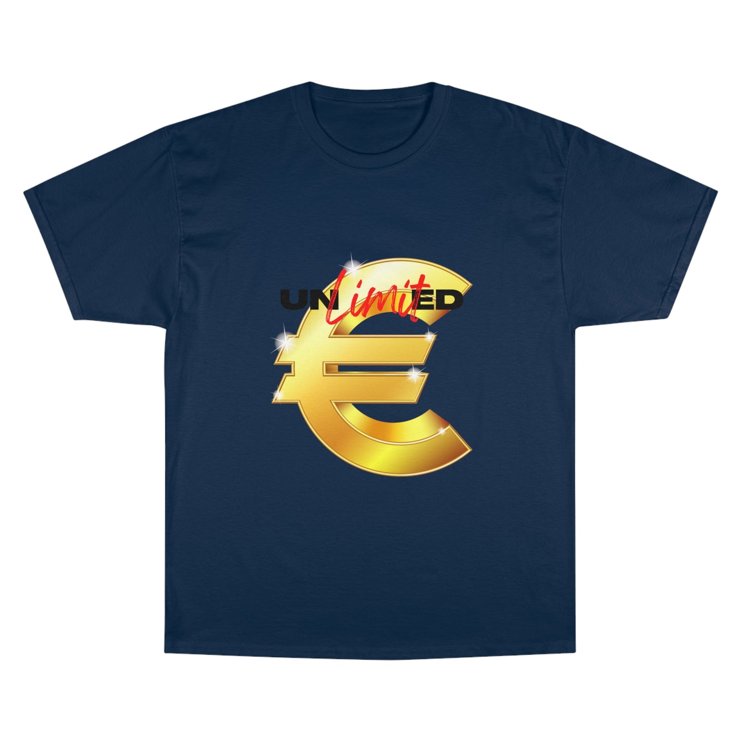 Unlimited Wealth Champion T-Shirt - Bold Euro Design for Trendsetters