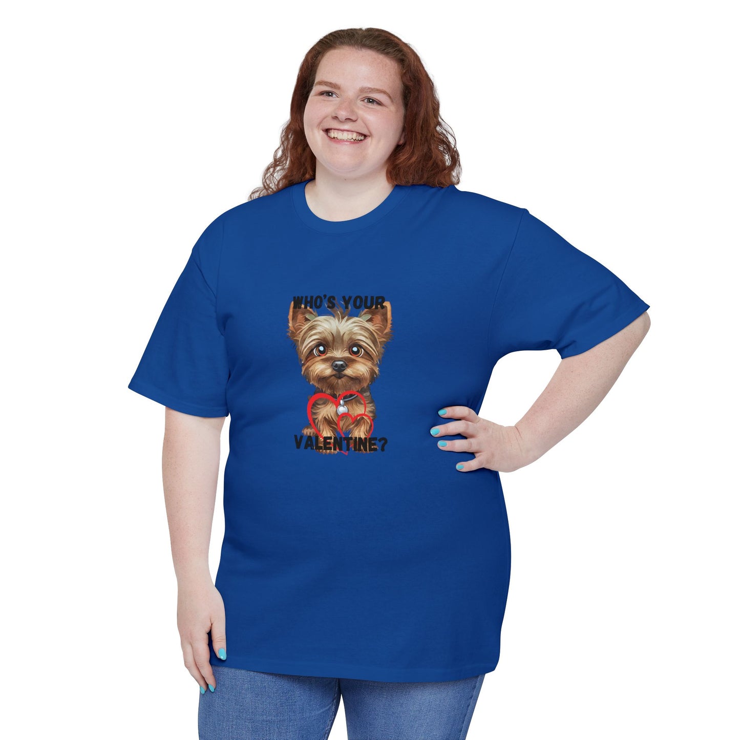 Valentine's Day Dog T-Shirt - Who's Your Valentine?