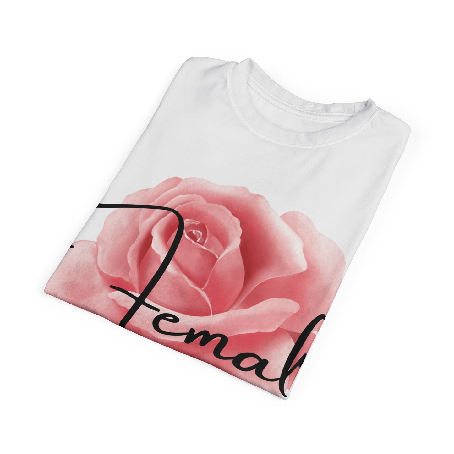 Floral Female Unisex Cut & Sew Tee - Casual Stylish Shirt for Women