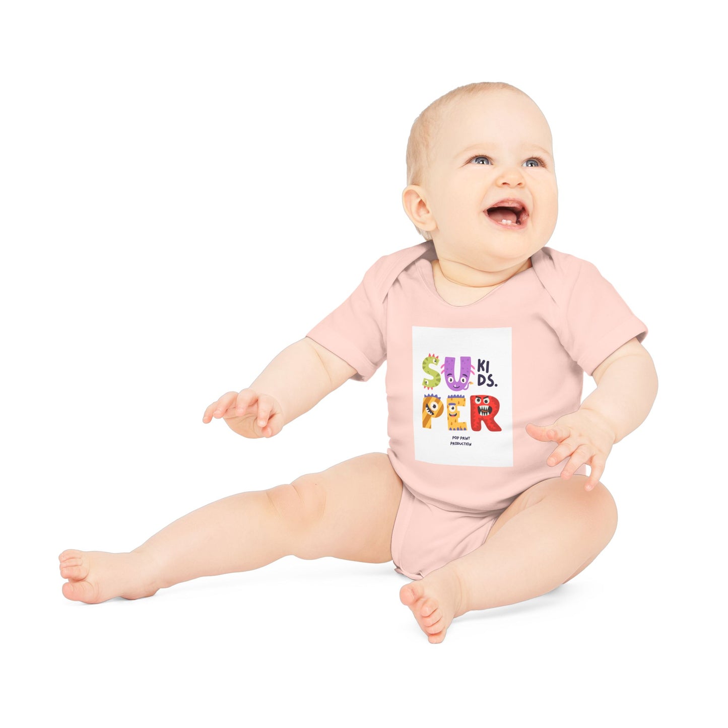 Super Fun Organic Baby Bodysuit - Perfect for Playtime and Gifts