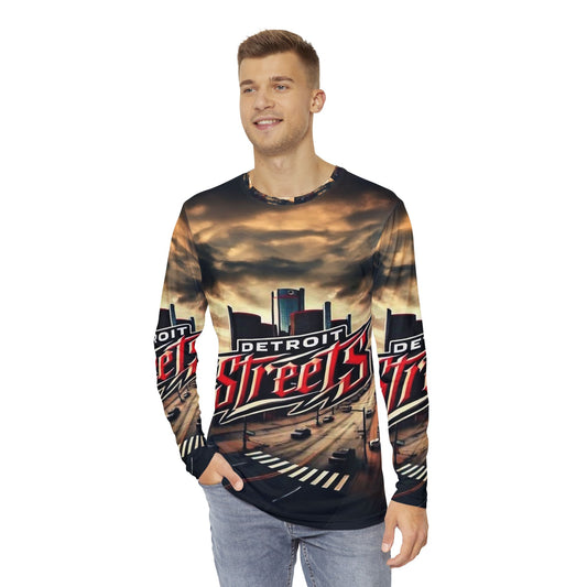 Detroit Streets Long Sleeve Shirt - Urban Style for Men