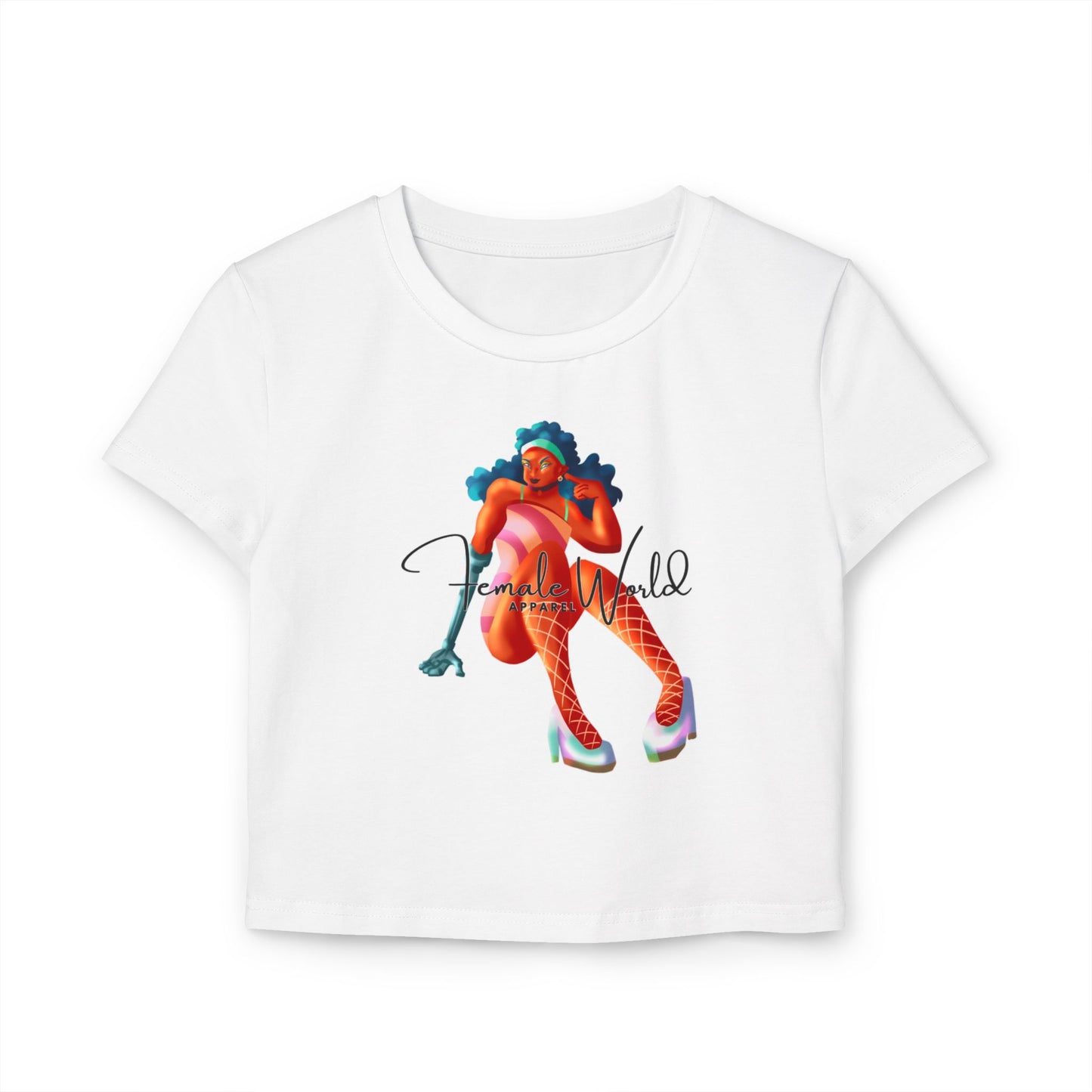 Empowered Women's Baby Tee - Stylish Casual Graphic Top