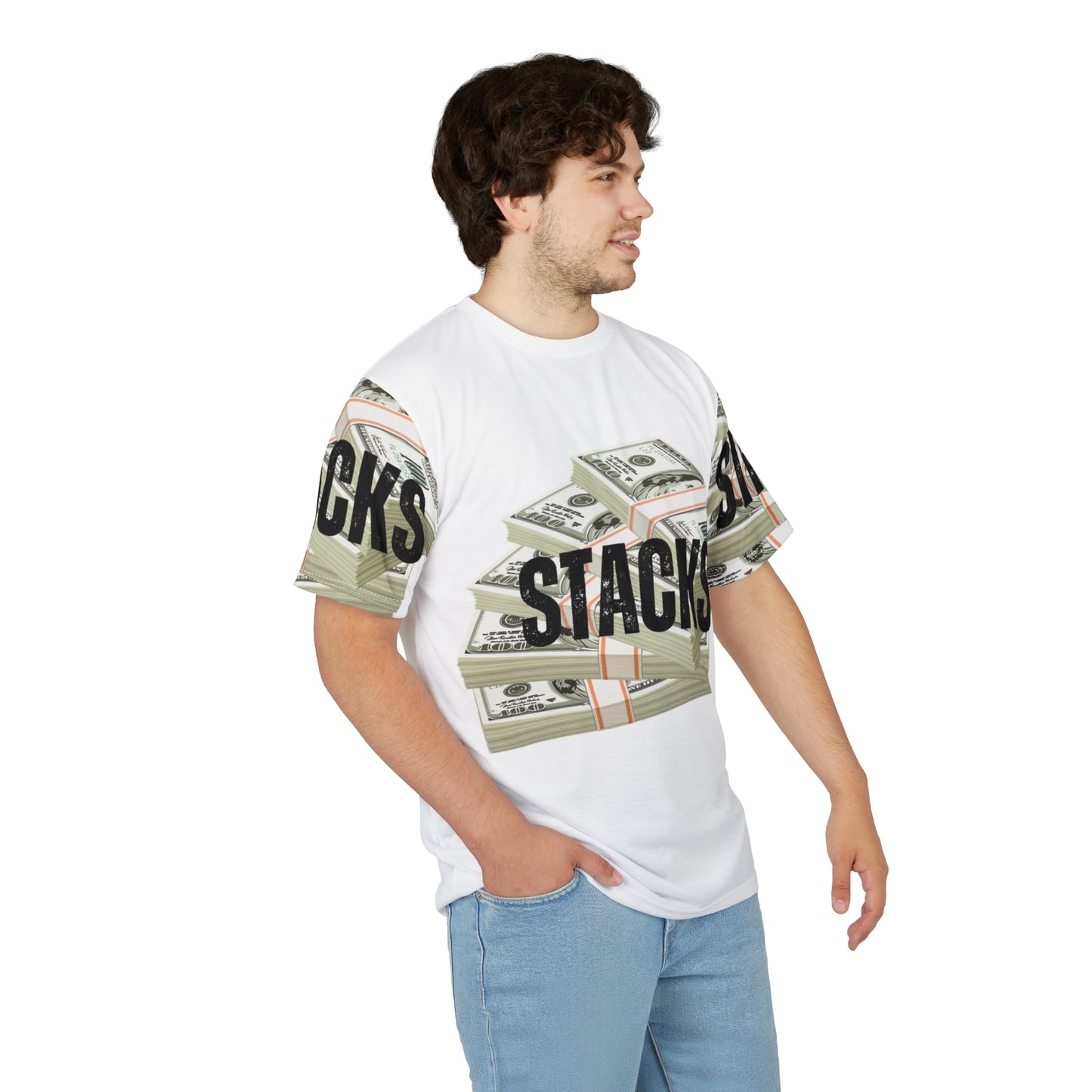 Money Stacks Unisex Tee - Bold Graphic T-Shirt for Hustlers