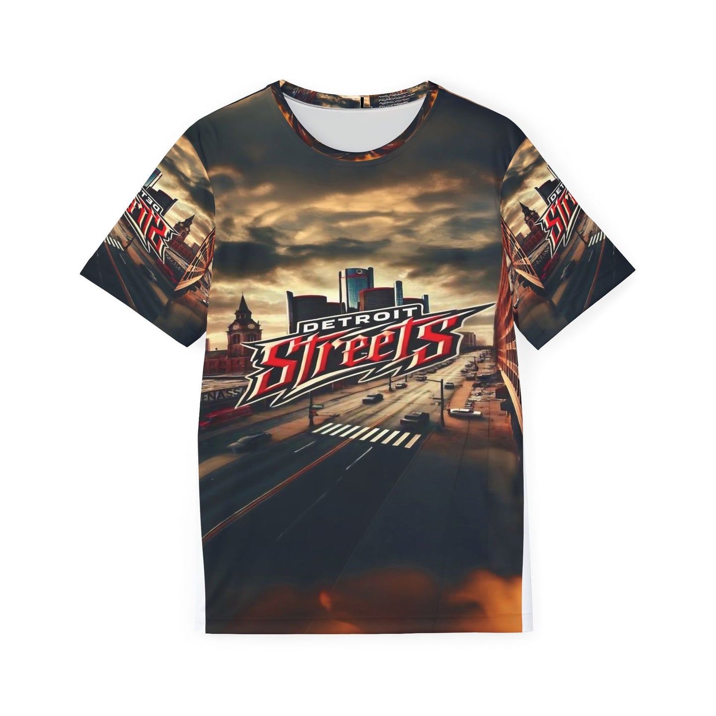 Detroit Streets Men's Sports Jersey - Urban Style Tee for Game Day