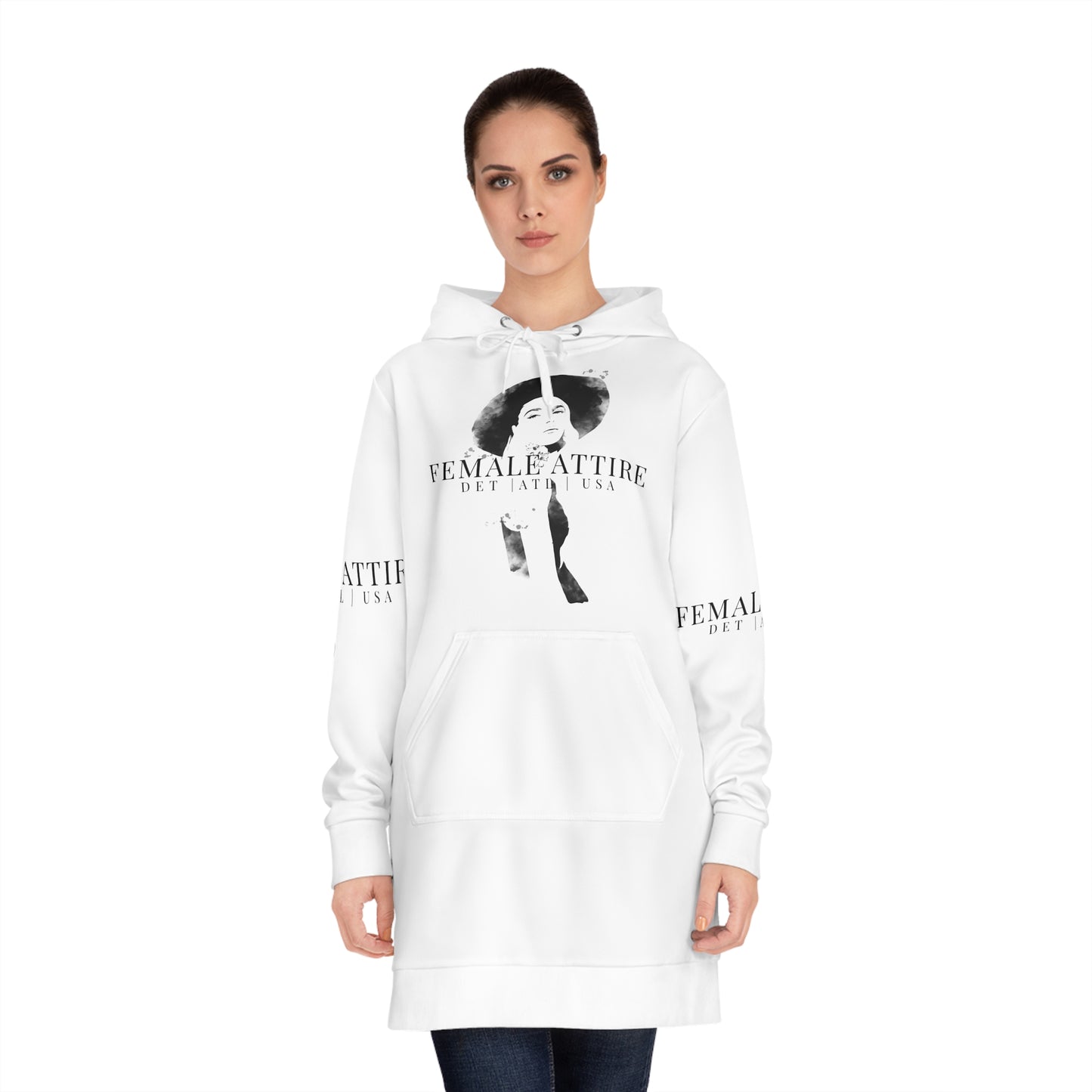 Empowering Women's Hoodie Dress - Stylish & Comfortable Fashion for Everyday Wear