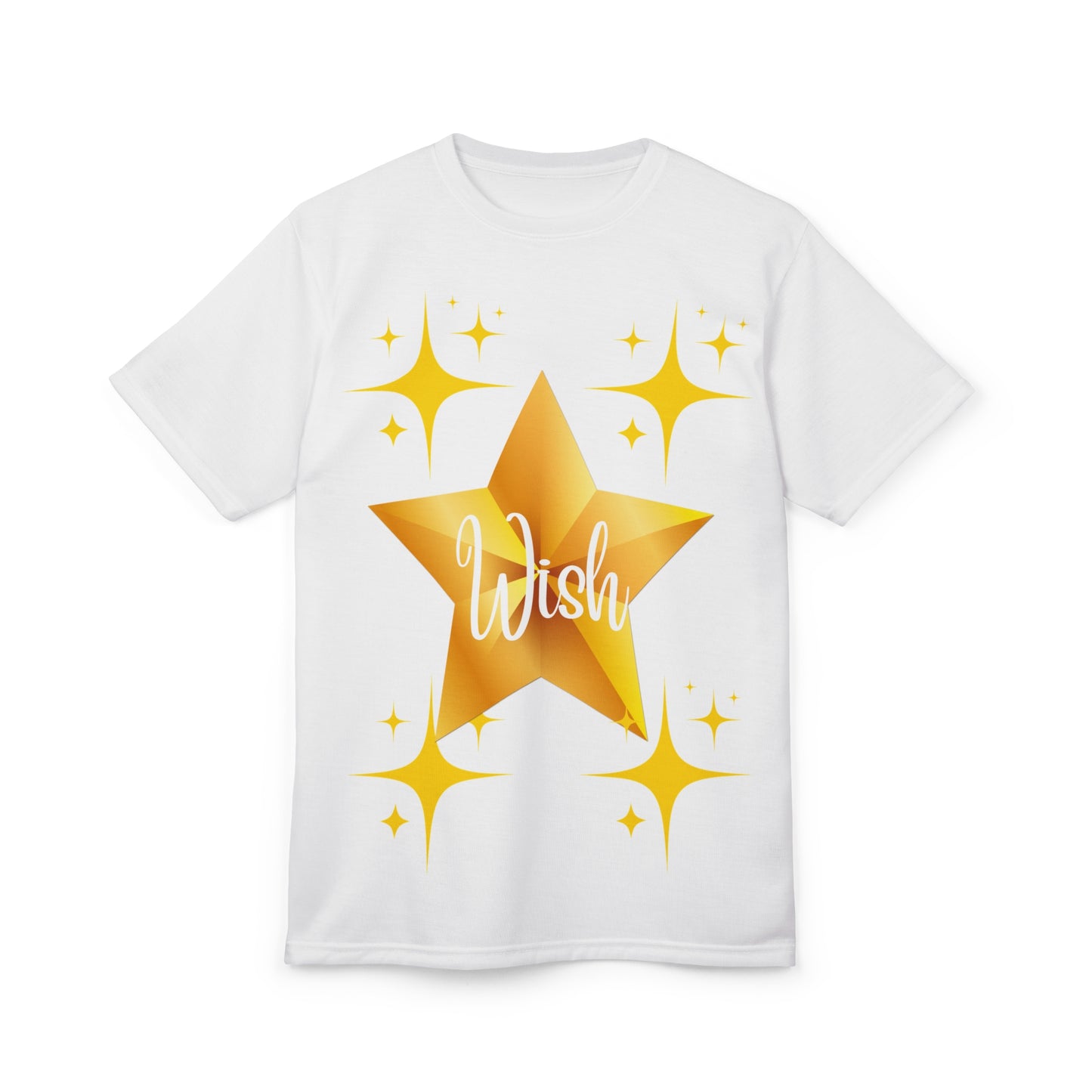 Golden Star Wish Unisex Tee - Inspirational Design