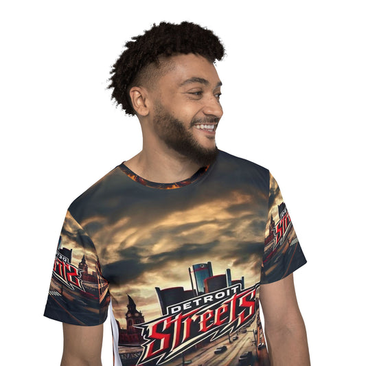 Detroit Streets Men's Sports Jersey - Urban Style Tee for Game Day