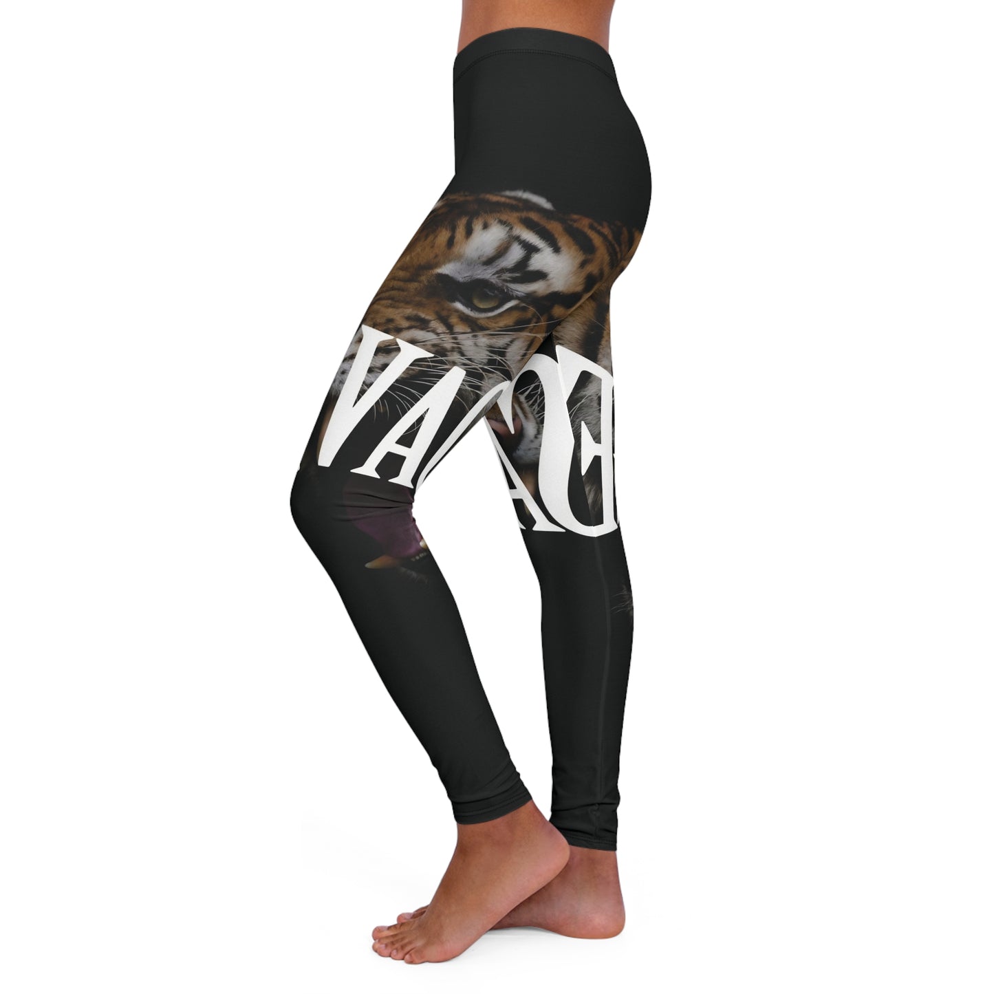 Bold Animal Print Women's Spandex Leggings - Comfort & Style