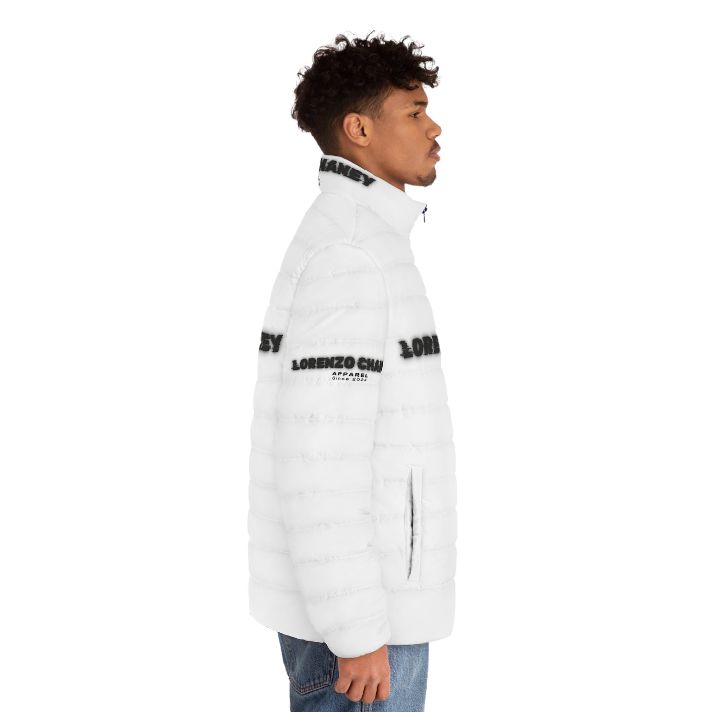 Men's Puffer Jacket - Stylish Winter Wear with Lorenzo Chaney Design