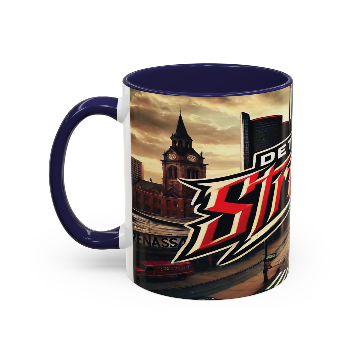 Detroit Streets Accent Coffee Mug - 11oz & 15oz, Urban Vibe