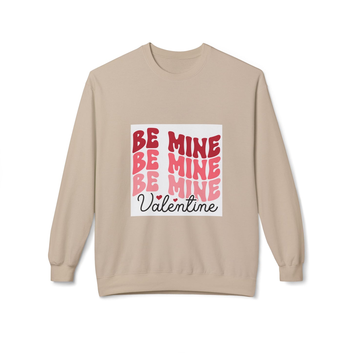 Valentine's Day Unisex Fleece Sweatshirt - Be Mine Design