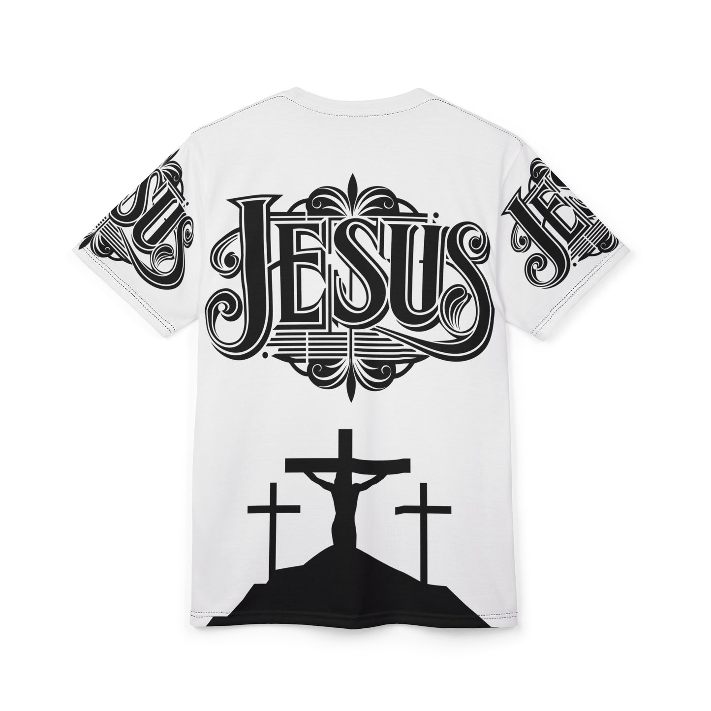 Inspirational Jesus Graphic Tee - Unisex Cut & Sew Design