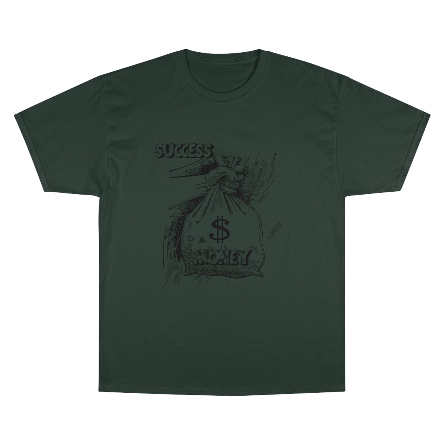 Success Money Champion T-Shirt - Motivational Graphic Tee for Goal-Getters