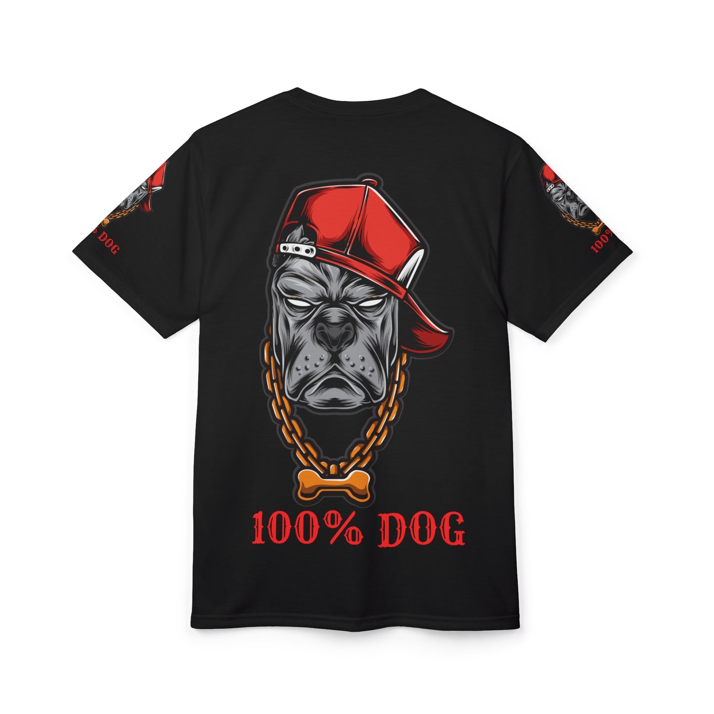 100% Dog Unisex Graphic Tee - Bold Design for Dog Lovers