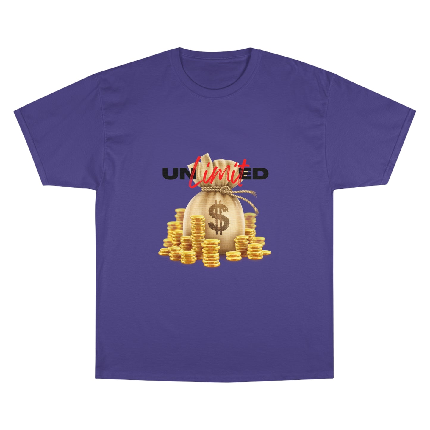 Unlimited Wealth Champion T-Shirt - Casual Gift for Money Lovers