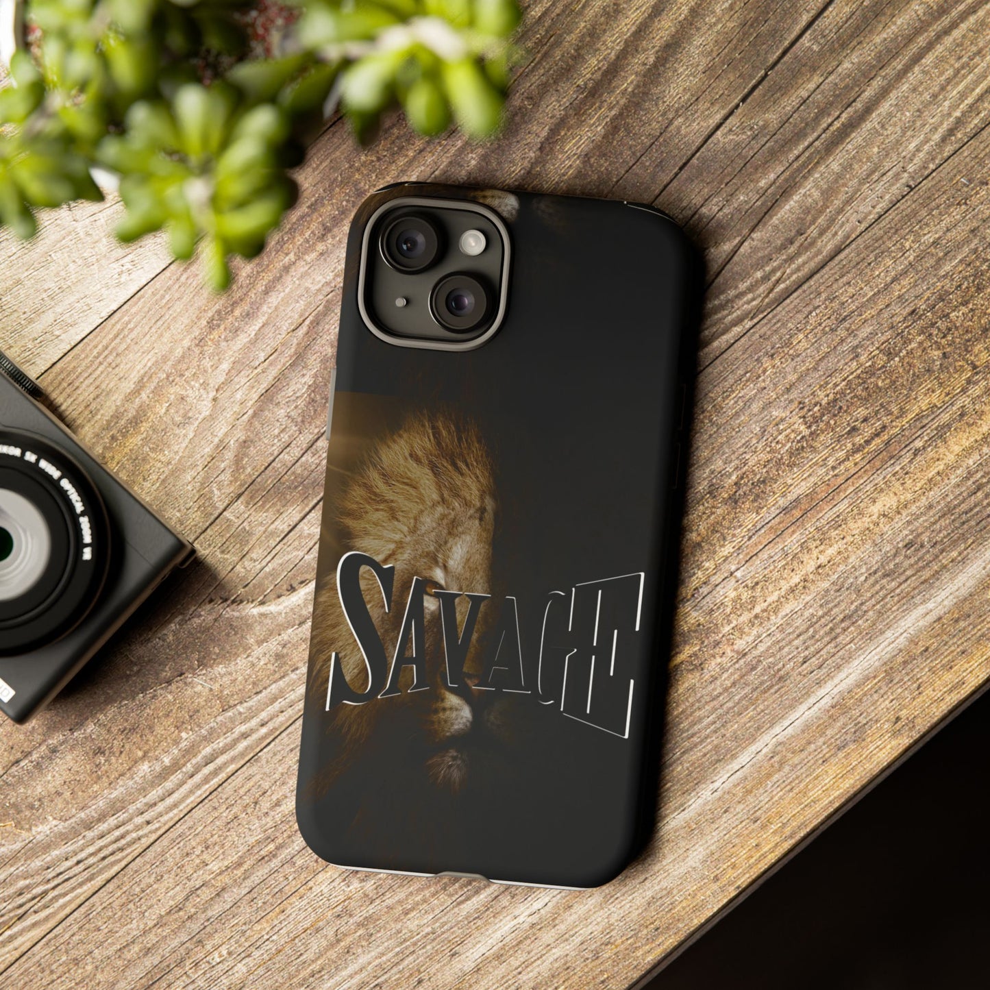 Savage Lion Phone Case - Tough & Stylish Protection