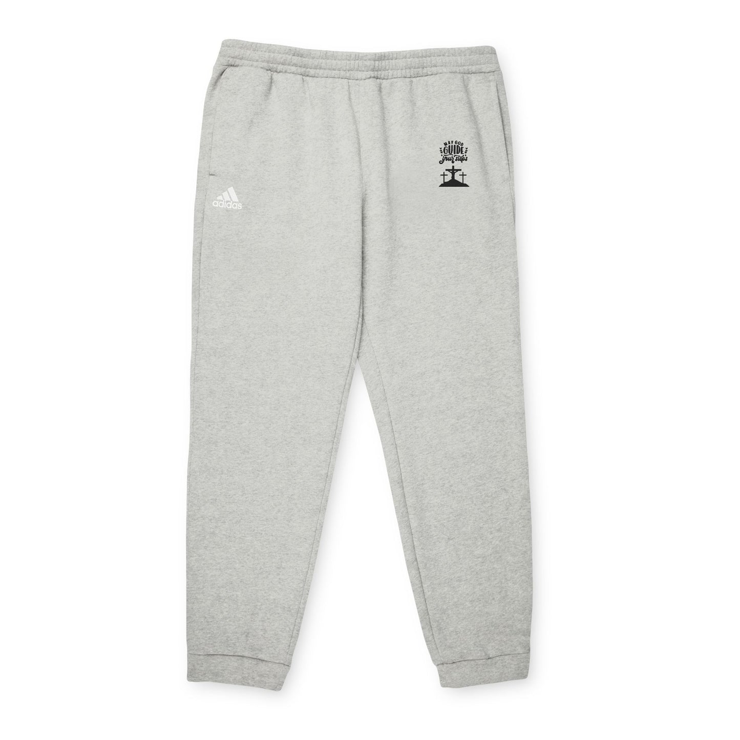 adidas Unisex Fleece Joggers Faith Print