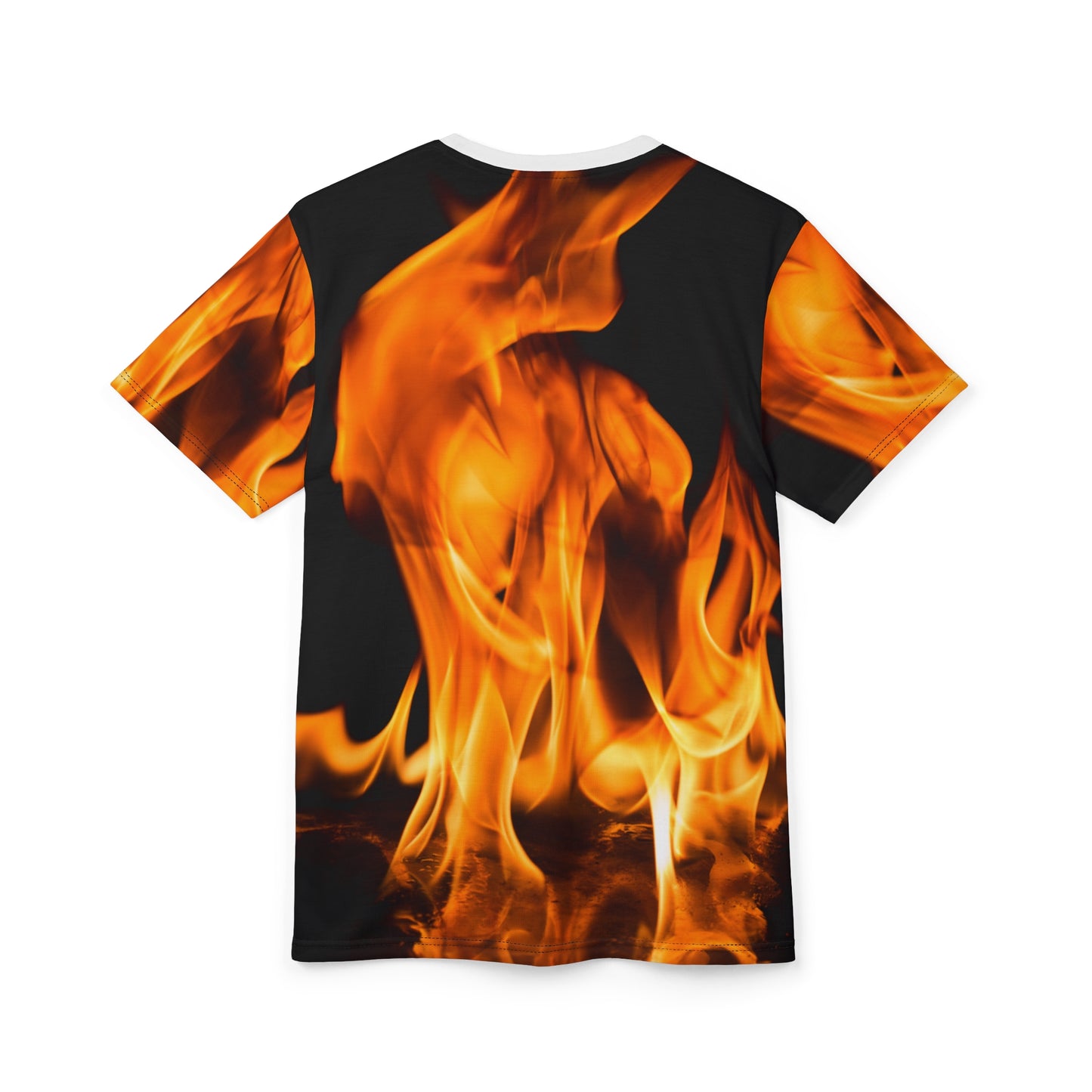 Unisex Fire Flame Graphic Tee - Bold and Stylish Apparel for Fashion Enthusiasts