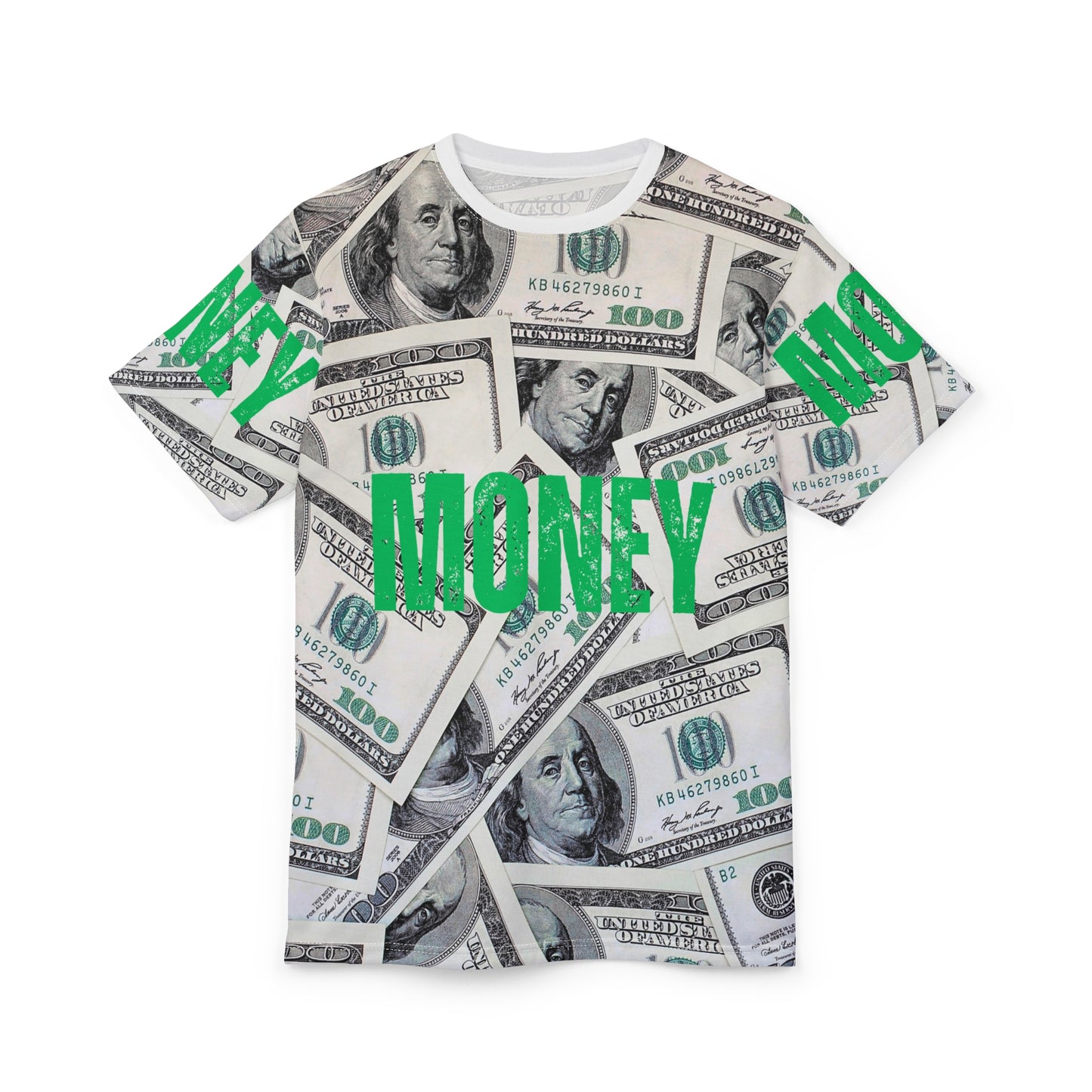 Money Graphic Unisex Cut & Sew Tee - Bold, Trendy Statement Shirt for Fashion Lovers