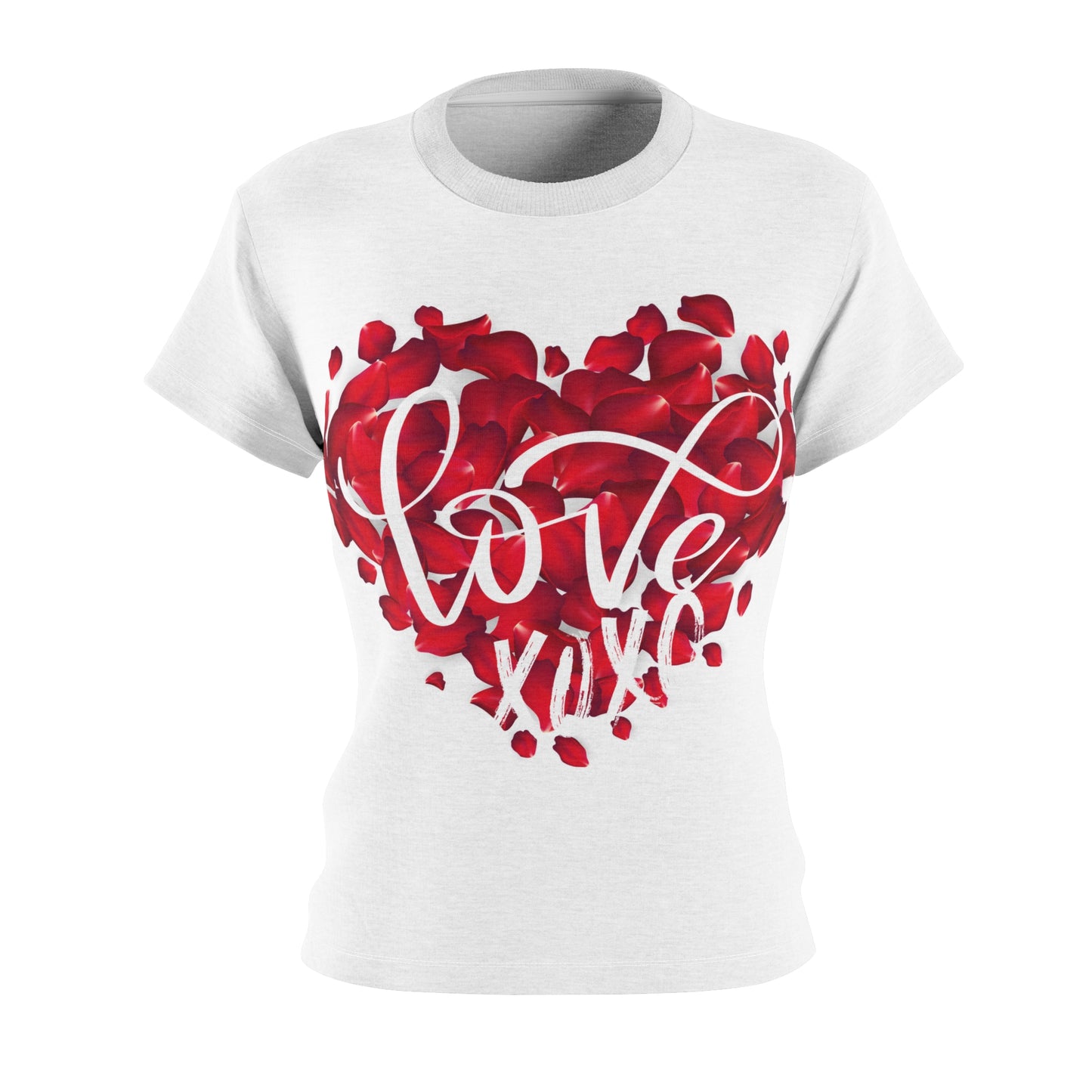 Romantic Love Heart Women's Tee - Perfect for Valentine's Day