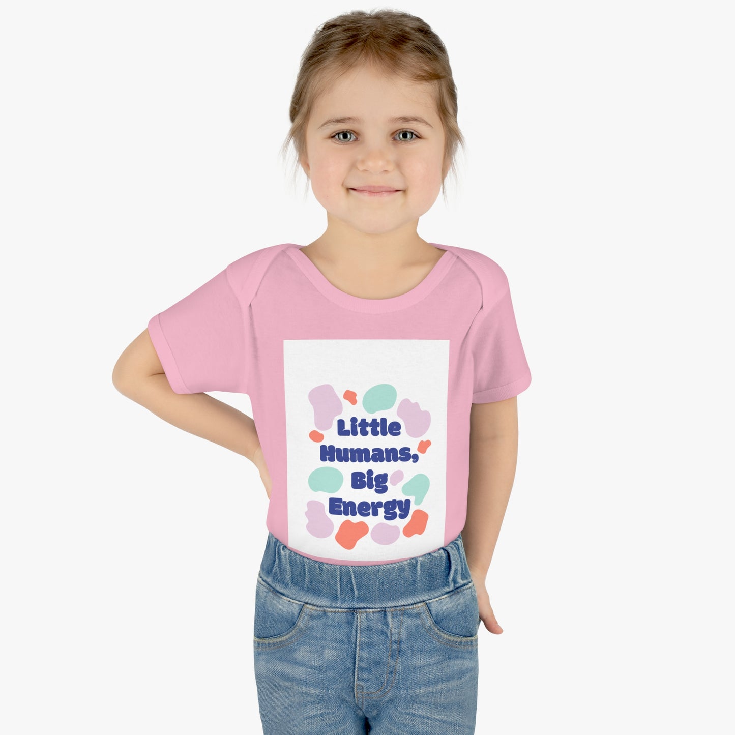 Cute Infant Bodysuit - "Little Humans, Big Energy" for Active Babies