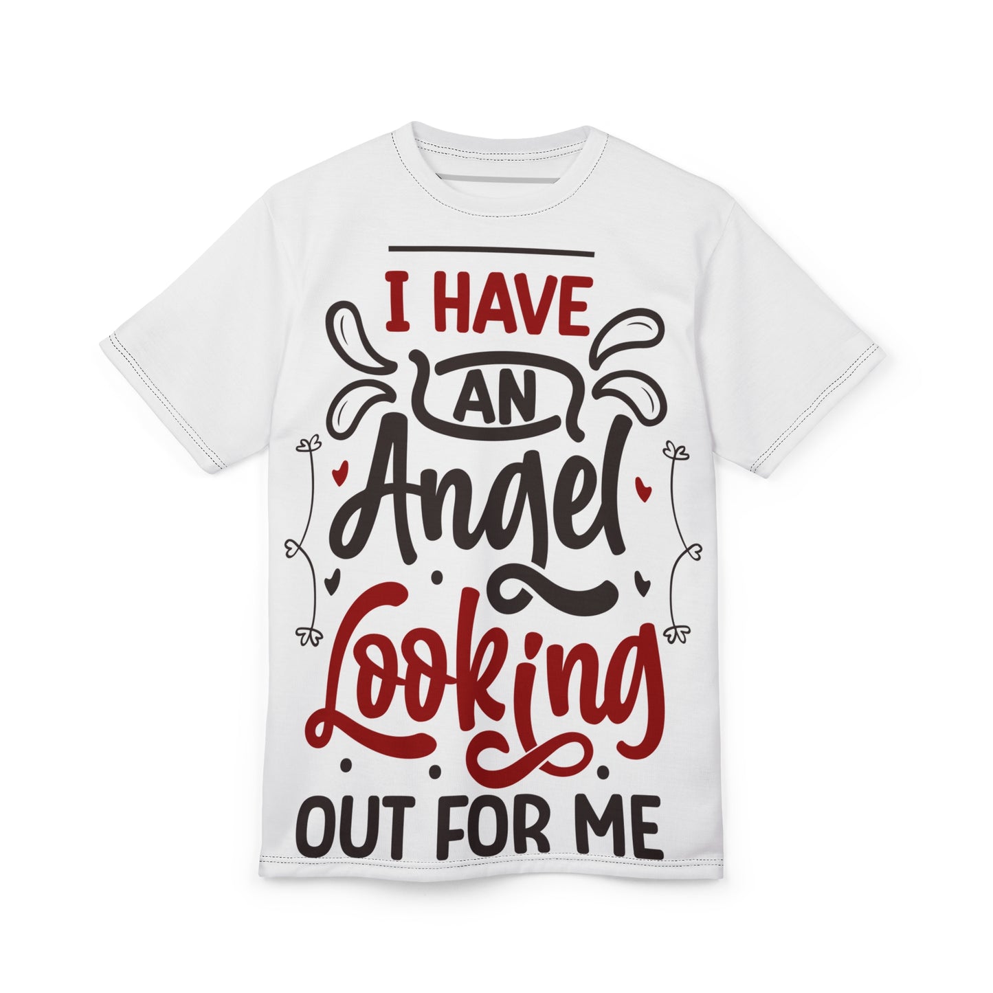 Inspirational Unisex Tee - "I Have an Angel Looking Out for Me"