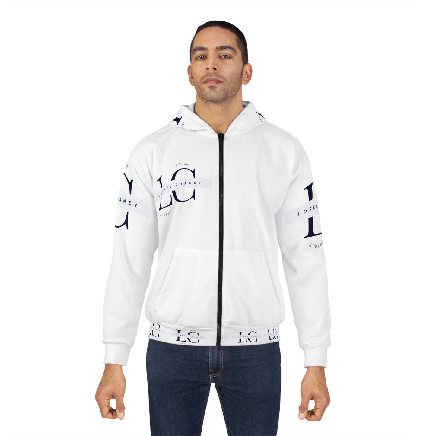 Lorenzo Chaney Unisex Zip Hoodie - Stylish & Comfortable Layer for Any Occasion