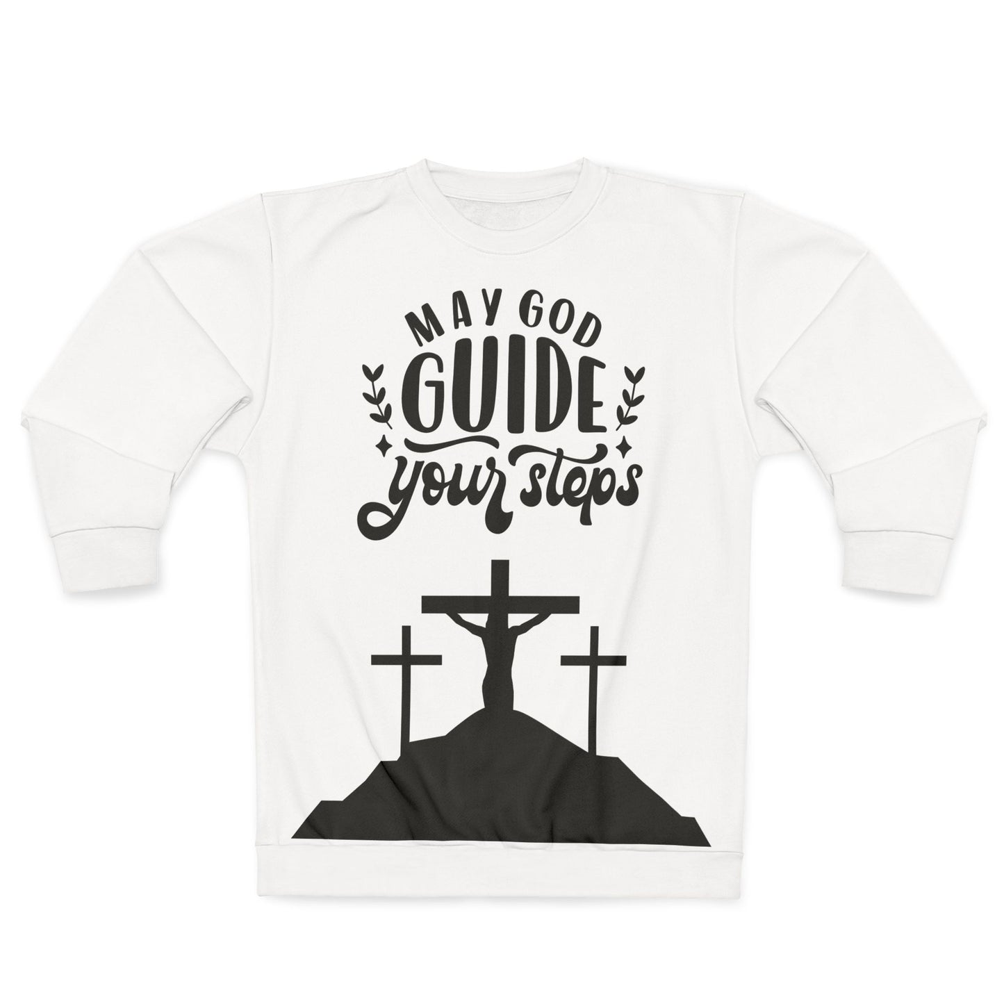 May God Guide Your Steps Unisex Sweatshirt - Faith Inspired Apparel