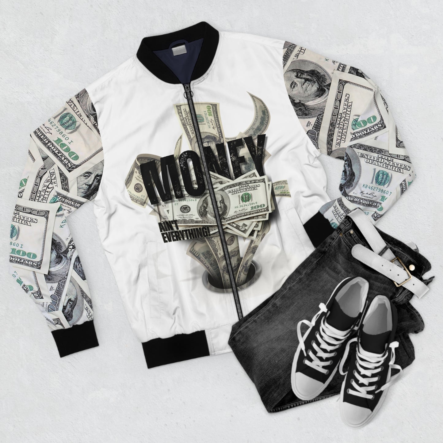 Money Ain’t Everything Bomber Jacket - Stylish Streetwear for Trendsetters