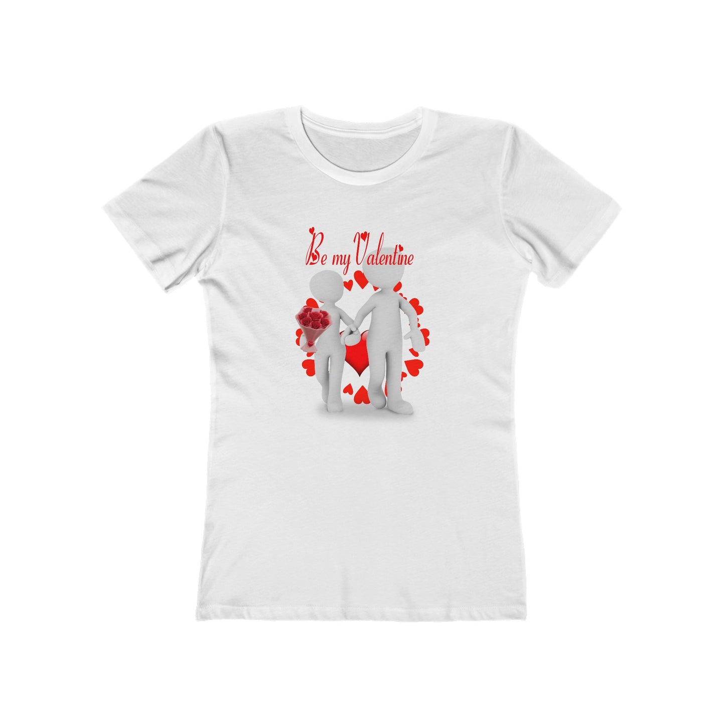 Valentine's Day The Boyfriend Tee for Women - Be My Valentine Graphic T-Shirt