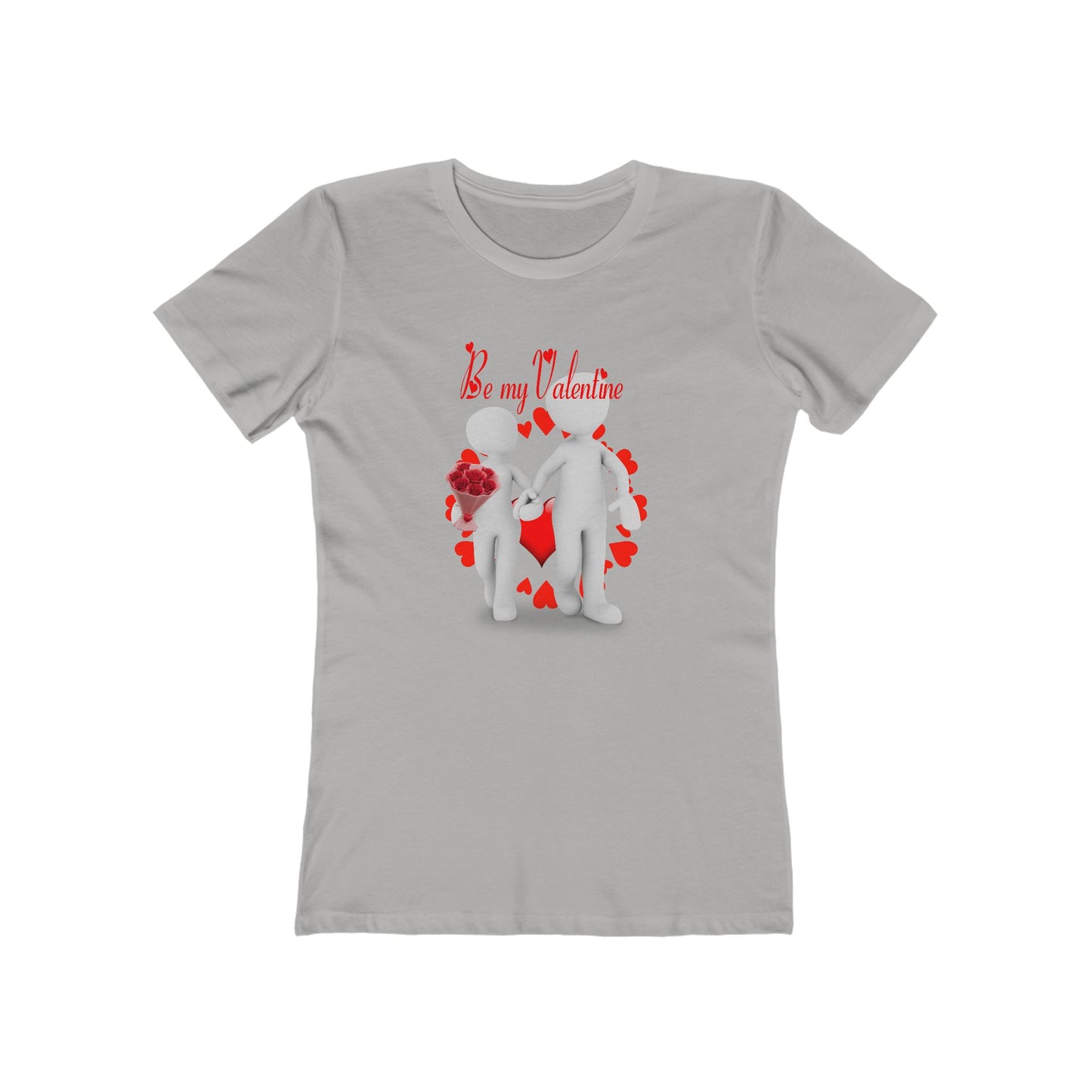 Valentine's Day The Boyfriend Tee for Women - Be My Valentine Graphic T-Shirt