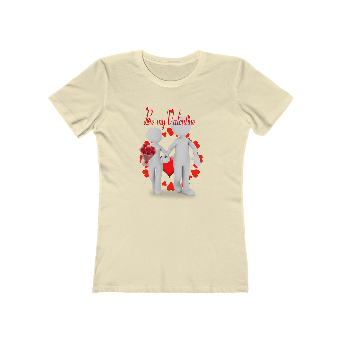 Valentine's Day The Boyfriend Tee for Women - Be My Valentine Graphic T-Shirt