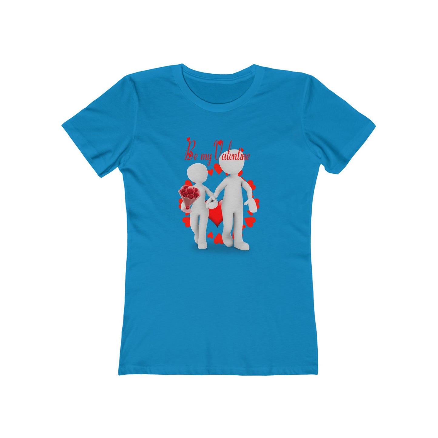 Valentine's Day The Boyfriend Tee for Women - Be My Valentine Graphic T-Shirt