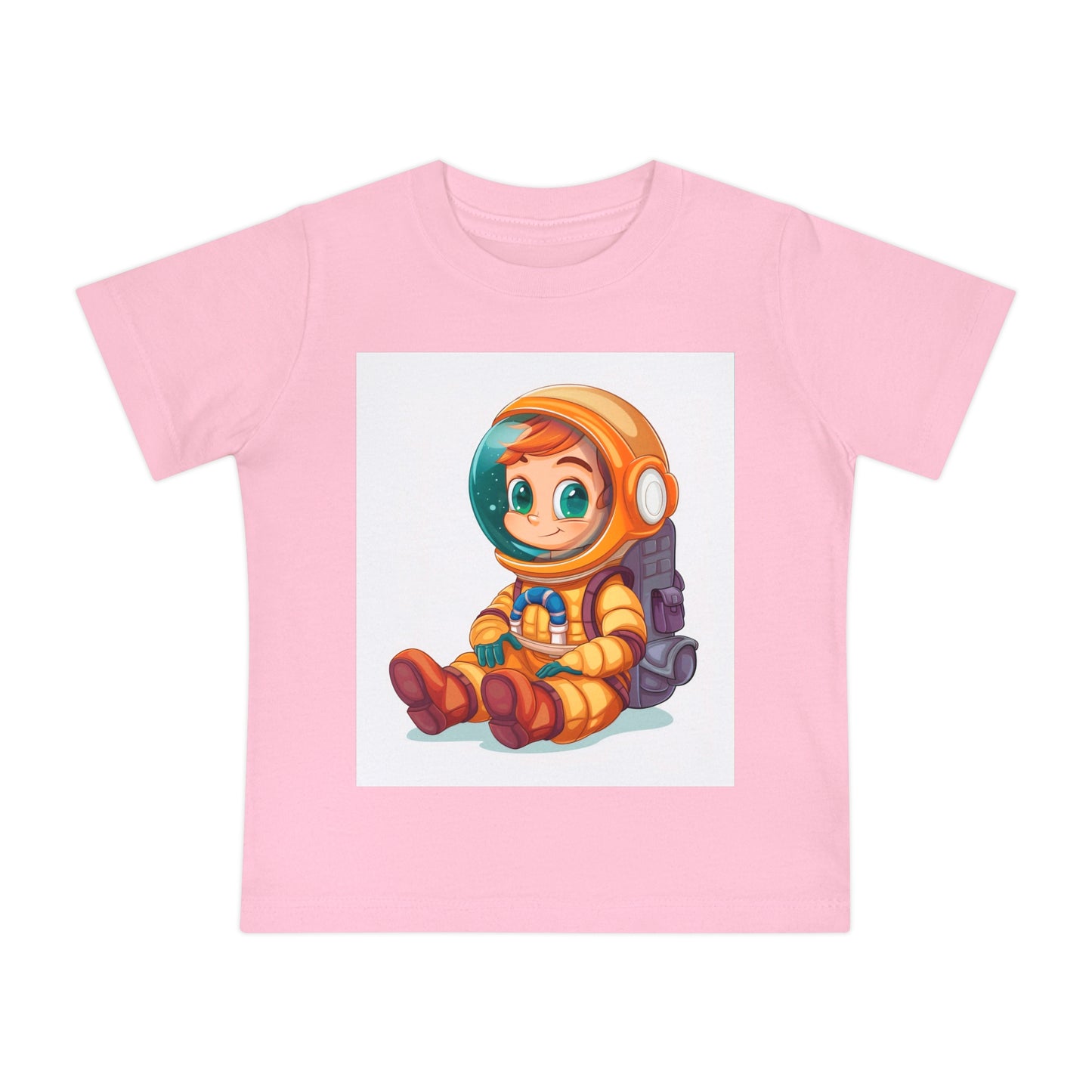 Cute Astronaut Baby T-Shirt - Adorable Space Themed Short Sleeve Tee