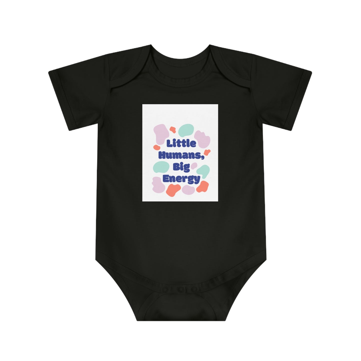 Little Humans, Big Energy Baby Bodysuit - Cute Infant Outfit for Playtime & Gifts