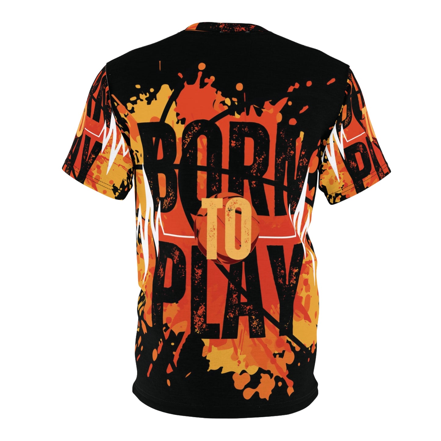 Born to Play Unisex Cut & Sew Tee - Bold Graphic T-Shirt for Sports Lovers