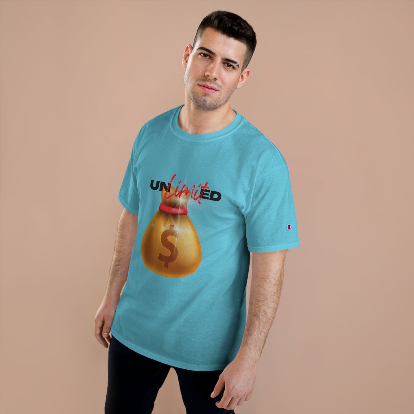 Unlimited Wealth Graphic Champion T-Shirt