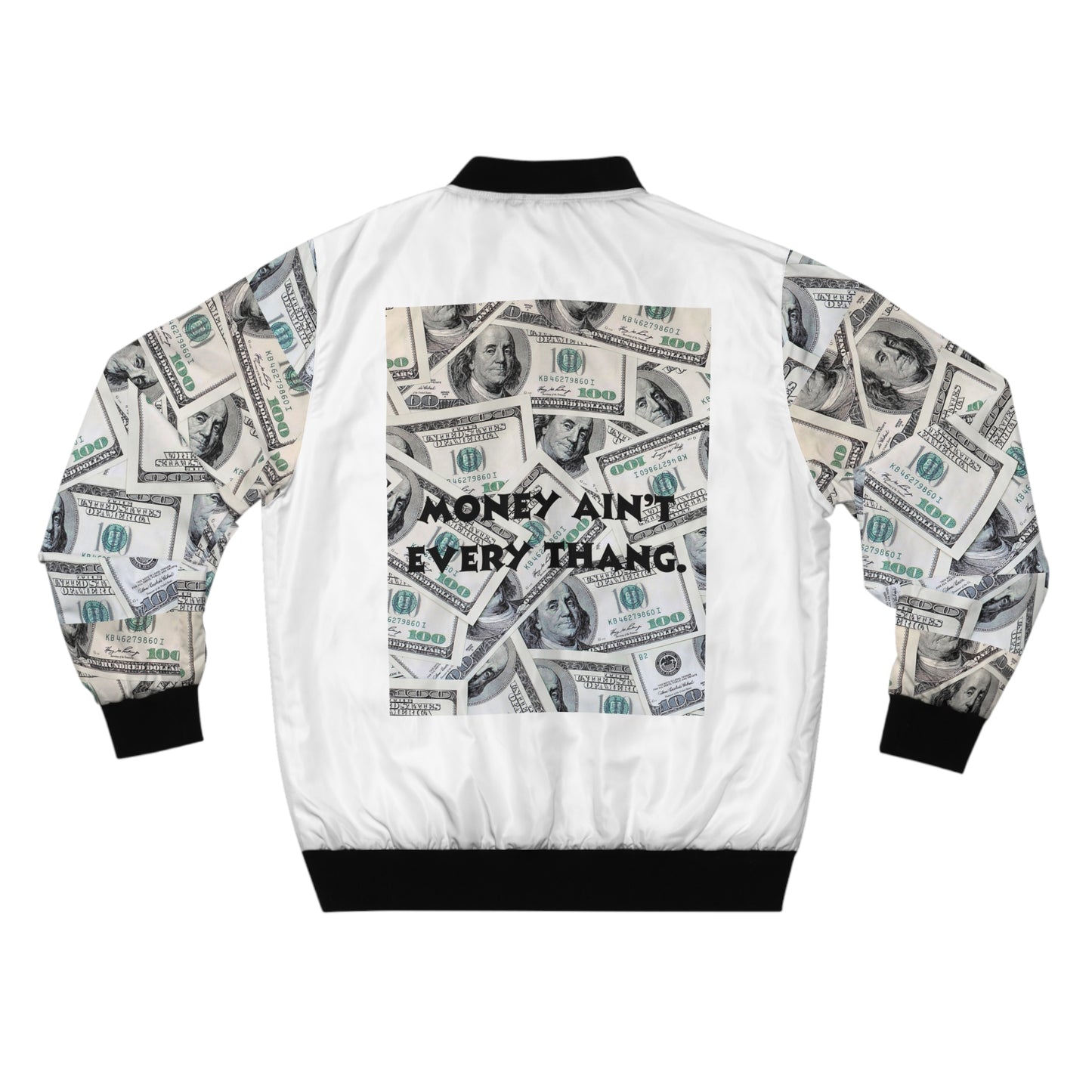 Money Ain't Everything Men's Bomber Jacket | Stylish Streetwear for Fashion Enthusiasts