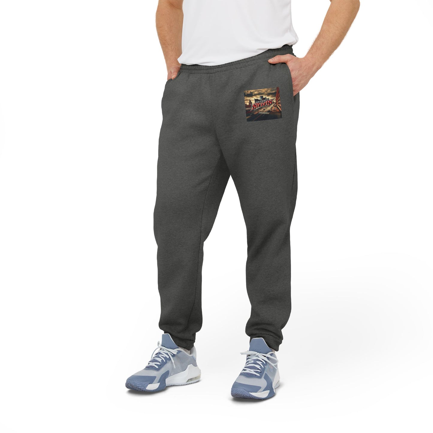 Detroit Streets Adidas Fleece Joggers for Comfort & Style - Perfect for Athleisure and Relaxation