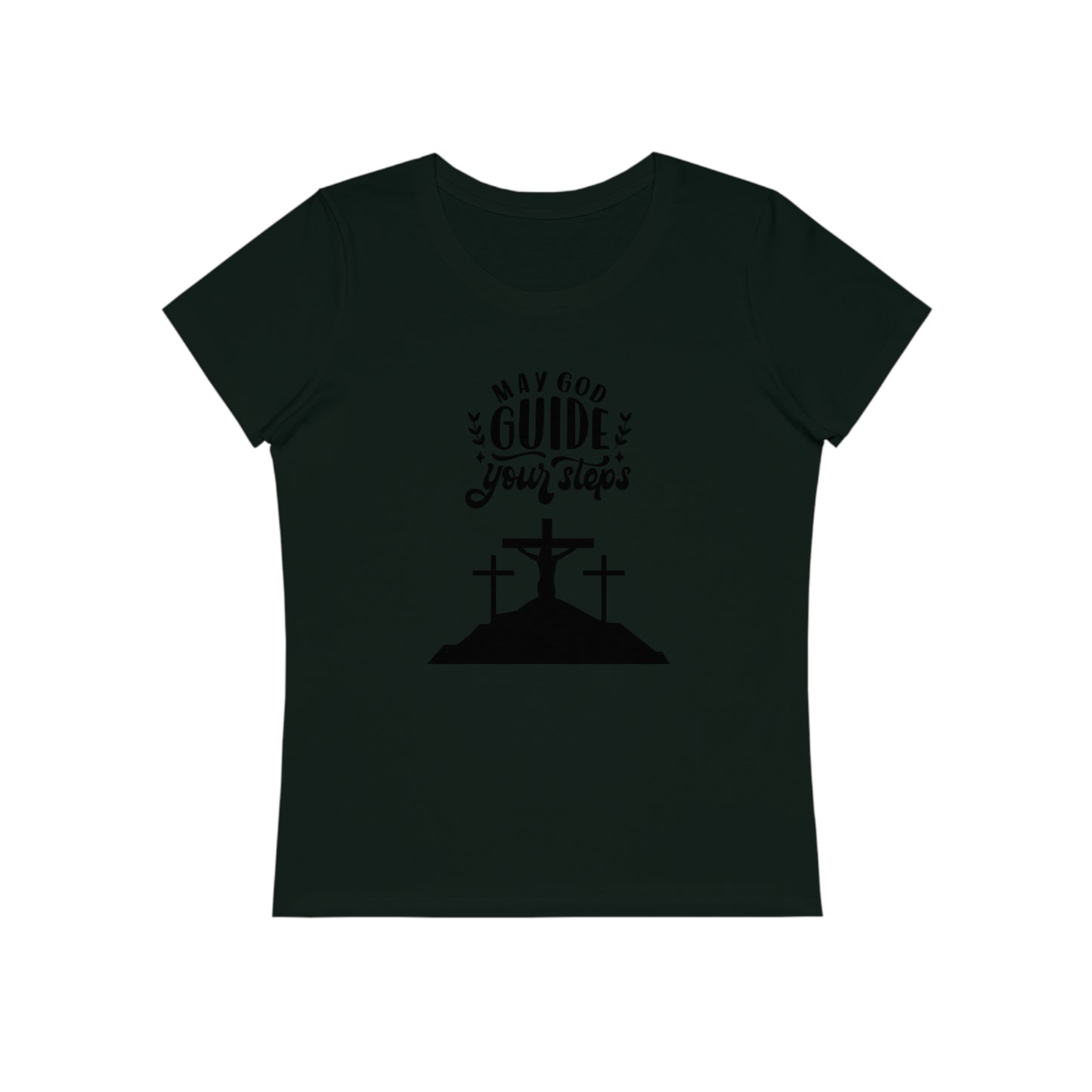 Women’s Faith-Inspired T-Shirt – "May God Guide Your Steps"